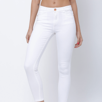Jeans Crease & Clips Slim Women's Grey 